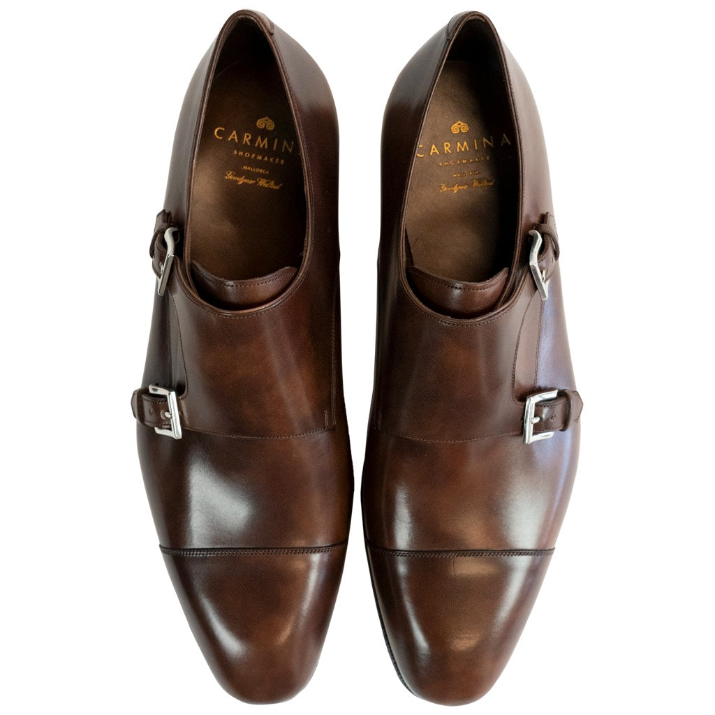 Carmina Brown Double Monk Strap 80544