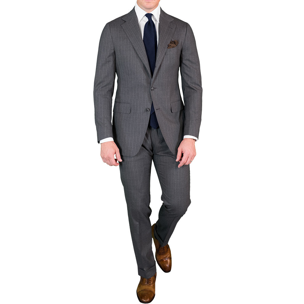 Shadow Stripe Suit For Your Monday