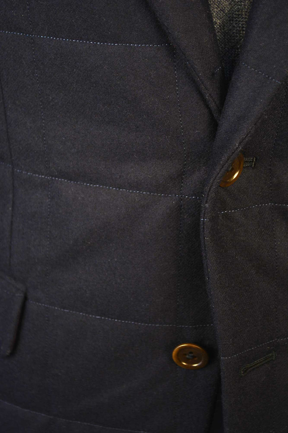 Navy Quilted Flannel Jacket – Beckett & Robb